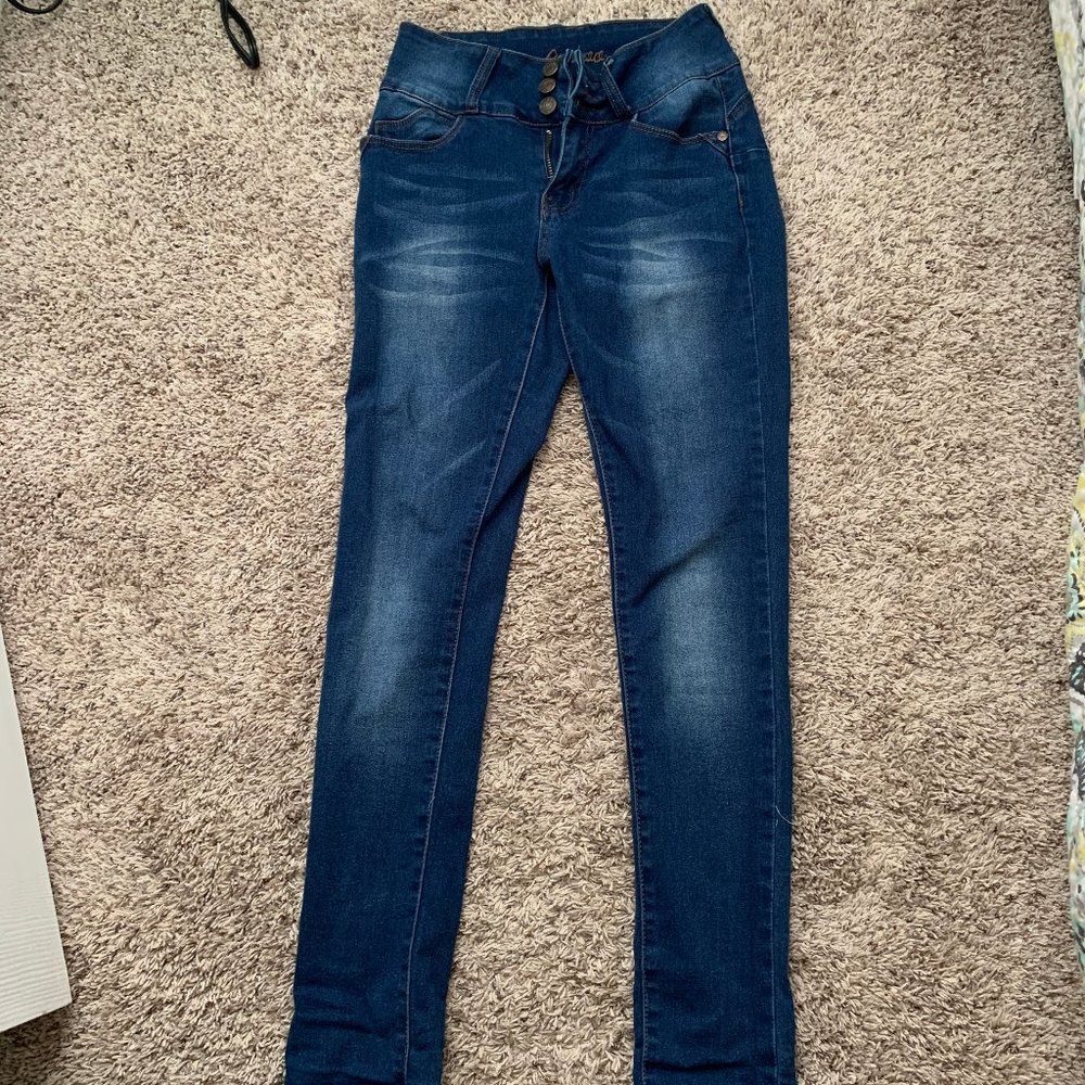 BAMBOO Womens Skinny Jeans 5/6